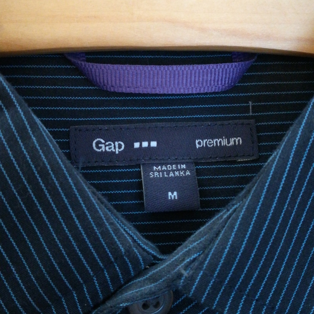 Gap Premium Button Down Striped Shirt